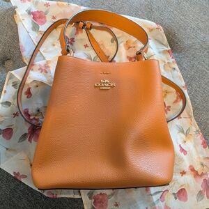 Coach Tan Leather Shoulder Bag